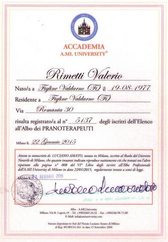 albo pranoterapeuta ami university